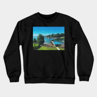 Peaceful Summer Day Lake View Crewneck Sweatshirt